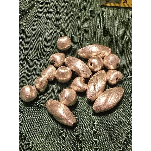 The Unbranded Brand Jewelry - Antique Silver Plated Copper Beads Charms Lot‎ Jewelry Making Unique #113